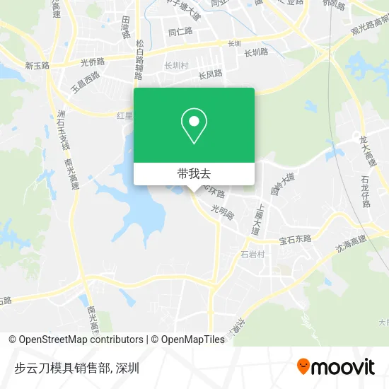 步云刀模具销售部地图