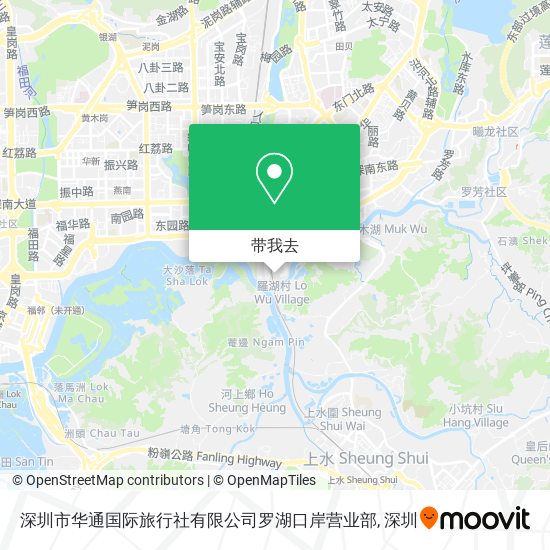 深圳市华通国际旅行社有限公司罗湖口岸营业部地图