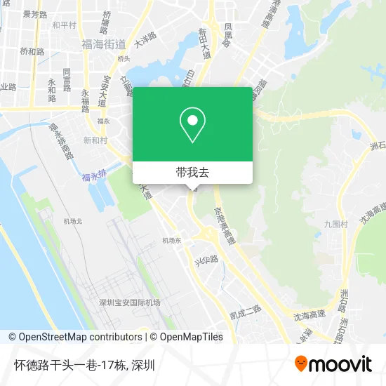 怀德路干头一巷-17栋地图