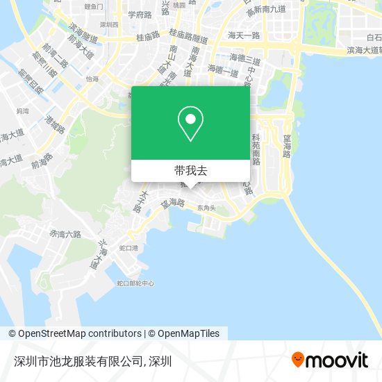 深圳市池龙服装有限公司地图
