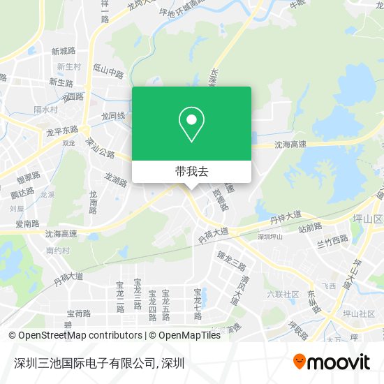 深圳三池国际电子有限公司地图