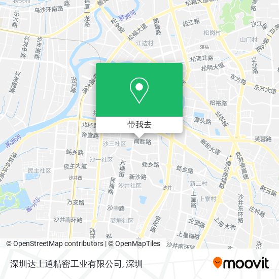深圳达士通精密工业有限公司地图