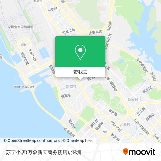 苏宁小店(万象新天商务楼店)地图