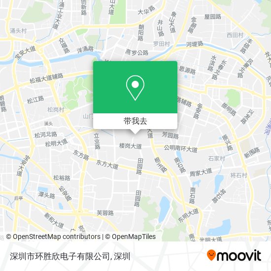 深圳市环胜欣电子有限公司地图