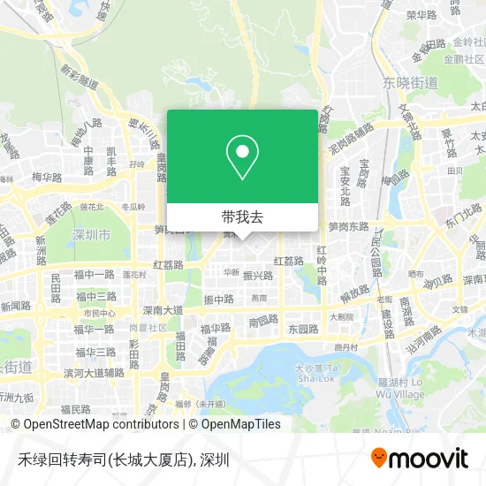 禾绿回转寿司(长城大厦店)地图