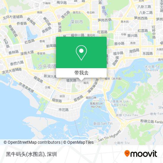 黑牛码头(水围店)地图