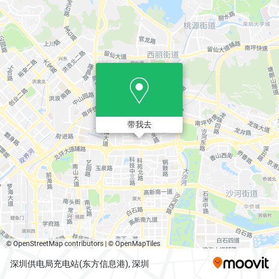 深圳供电局充电站(东方信息港)地图
