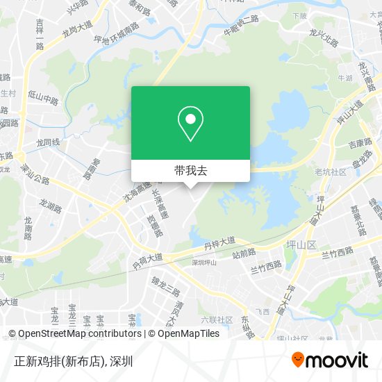 正新鸡排(新布店)地图