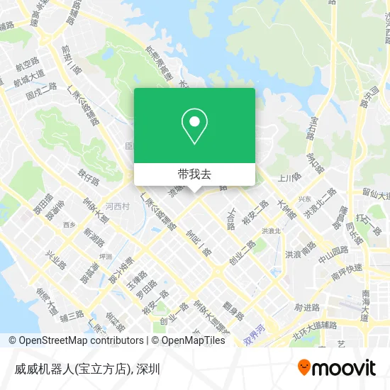 威威机器人(宝立方店)地图
