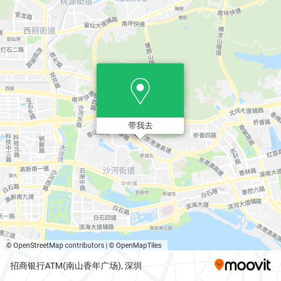 招商银行ATM(南山香年广场)地图