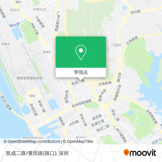 凯成二路/黄田路(路口)地图