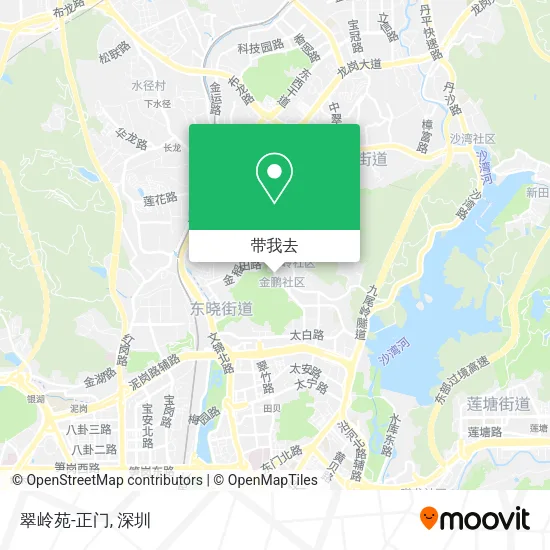 翠岭苑-正门地图