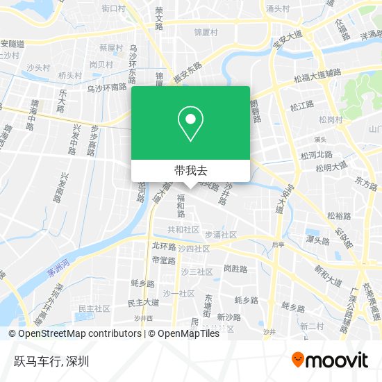 跃马车行地图