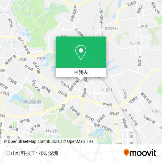 日山红科技工业园地图