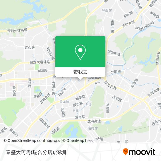 泰盛大药房(瑞合分店)地图