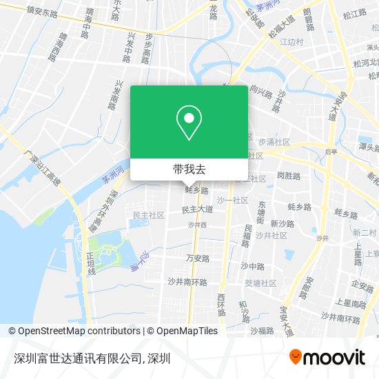 深圳富世达通讯有限公司地图