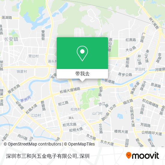 深圳市三和兴五金电子有限公司地图