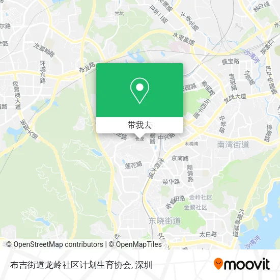 布吉街道龙岭社区计划生育协会地图