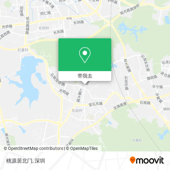 桃源居北门地图