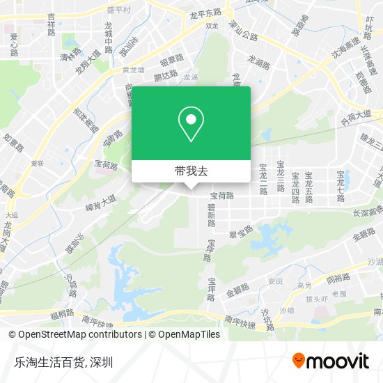 乐淘生活百货地图