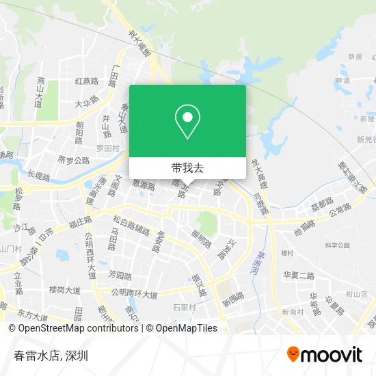 春雷水店地图