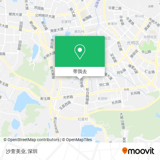 沙萱美业地图
