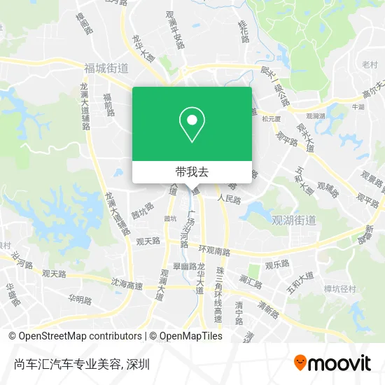 尚车汇汽车专业美容地图