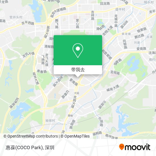 惠葆(COCO Park)地图