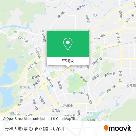 丹梓大道/聚龙山E路(路口)地图