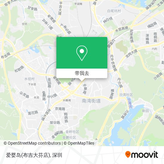 爱婴岛(布吉大芬店)地图