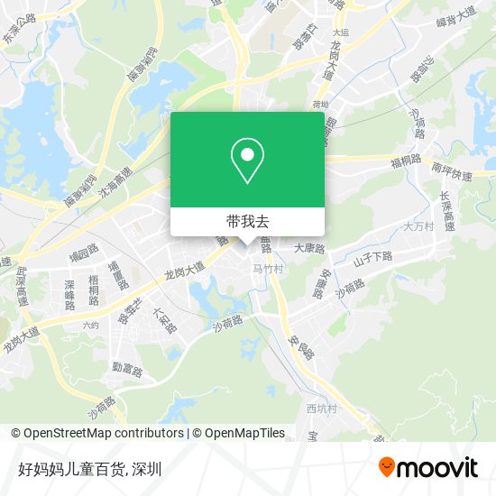 好妈妈儿童百货地图