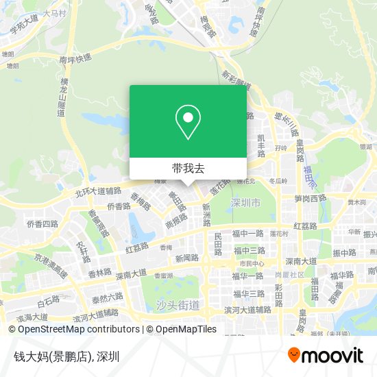 钱大妈(景鹏店)地图