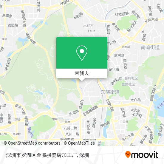 深圳市罗湖区金鹏强瓷砖加工厂地图