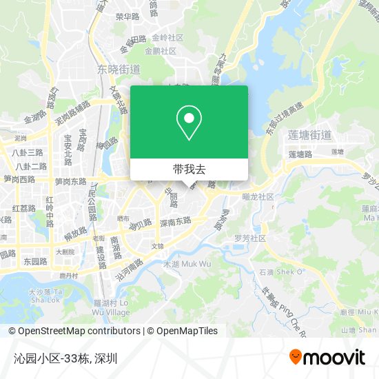 沁园小区-33栋地图