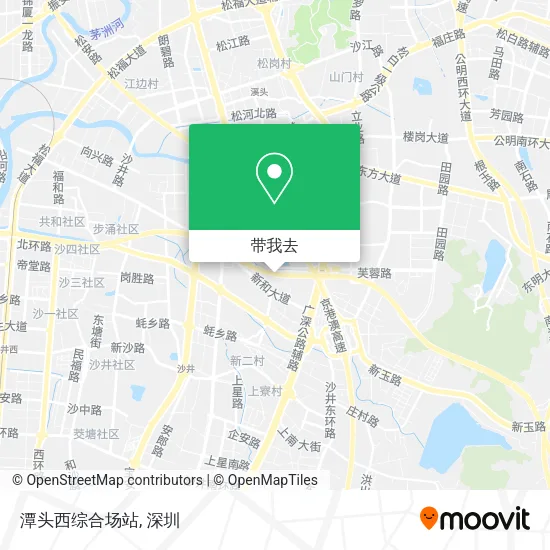 潭头西综合场站地图