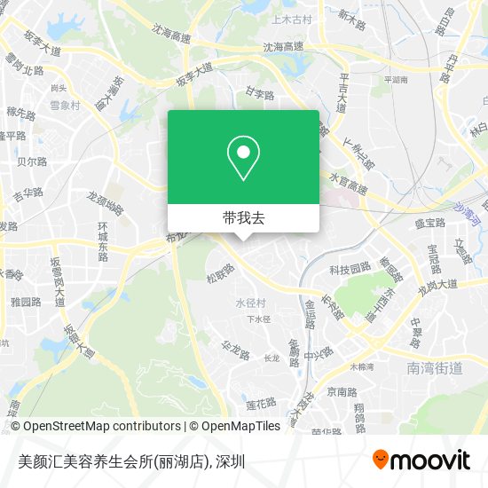 美颜汇美容养生会所(丽湖店)地图