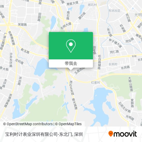 宝利时计表业深圳有限公司-东北门地图