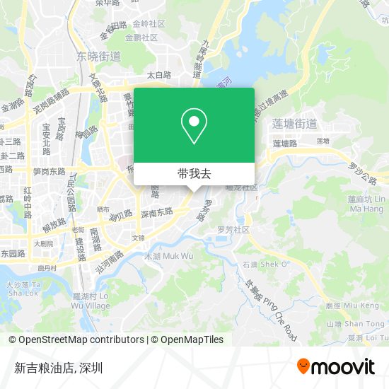 新吉粮油店地图