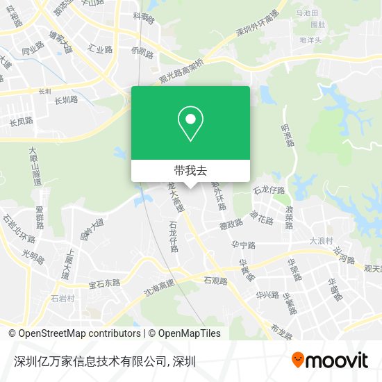 深圳亿万家信息技术有限公司地图