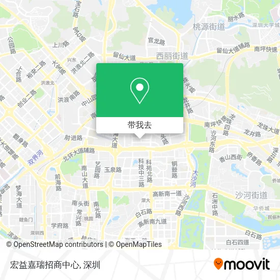 宏益嘉瑞招商中心地图