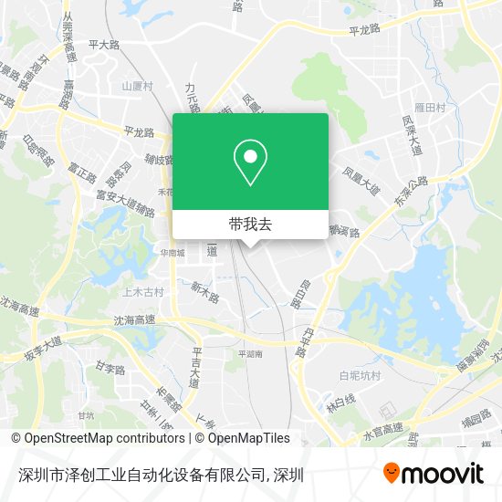 深圳市泽创工业自动化设备有限公司地图