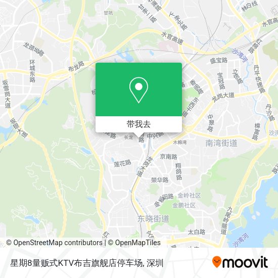 星期8量贩式KTV布吉旗舰店停车场地图