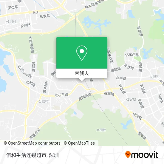 佰和生活连锁超市地图