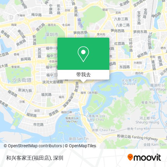 和兴客家王(福田店)地图