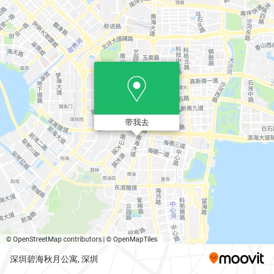 深圳碧海秋月公寓地图