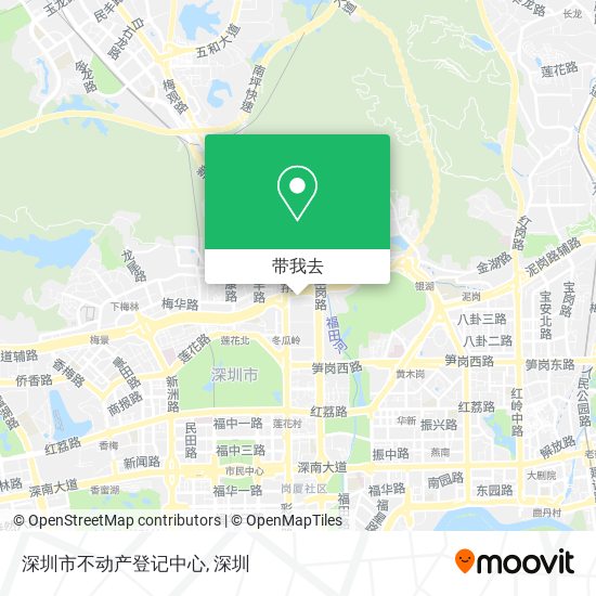 深圳市不动产登记中心地图