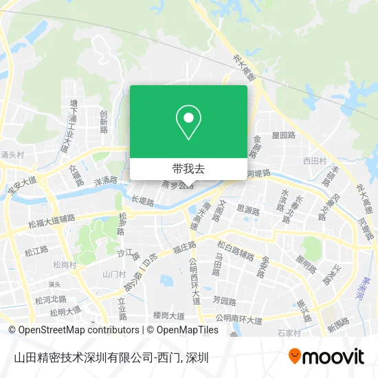 山田精密技术深圳有限公司-西门地图