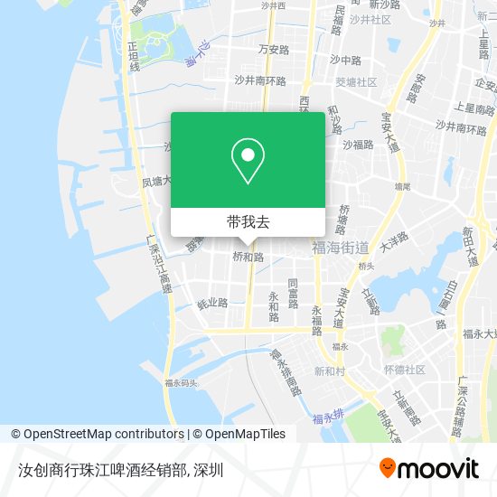 汝创商行珠江啤酒经销部地图
