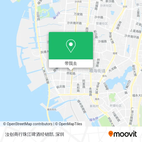 汝创商行珠江啤酒经销部地图