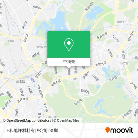 正和地坪材料有限公司地图